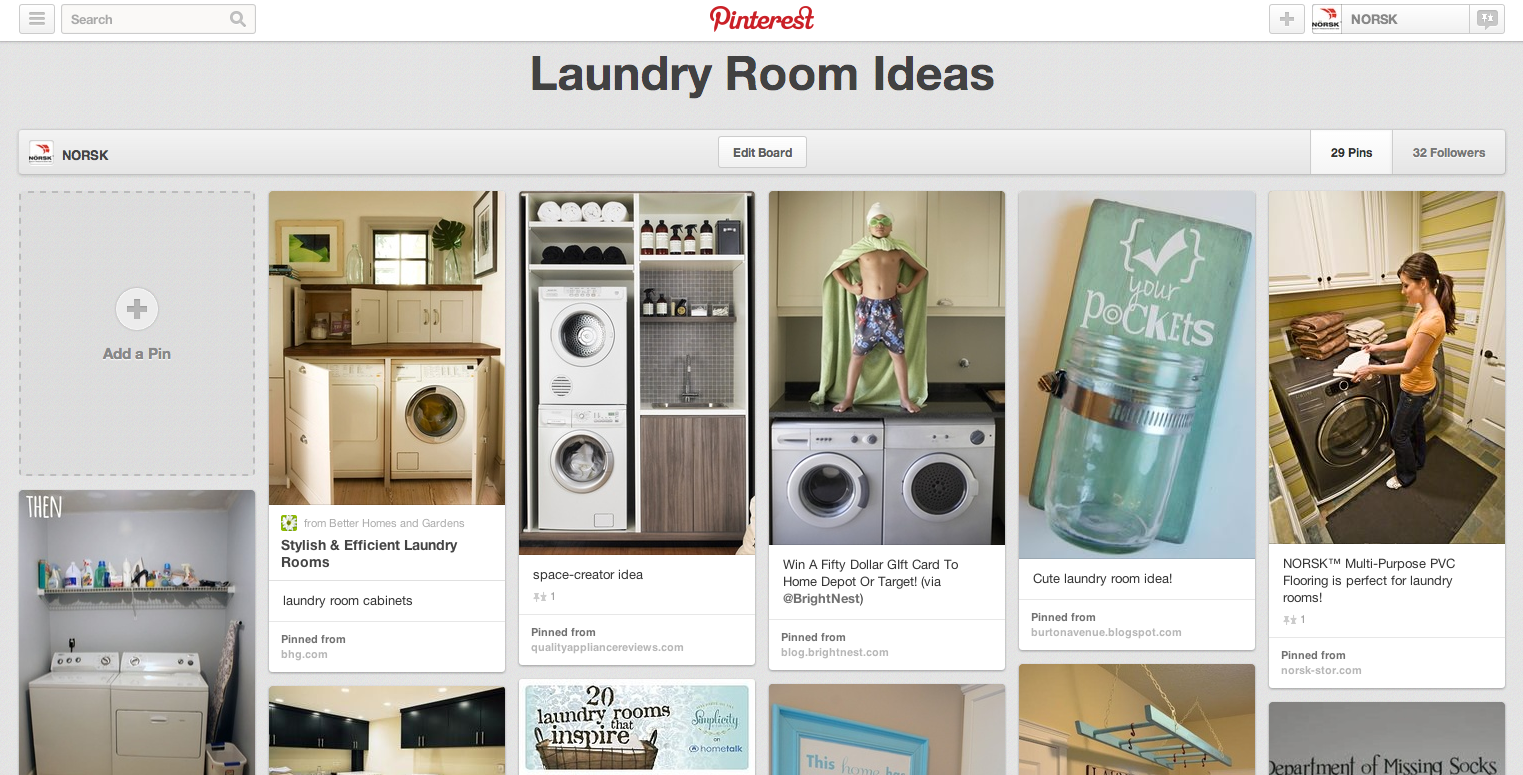 How To Design The Perfect Laundry Room Space Using Pinterest